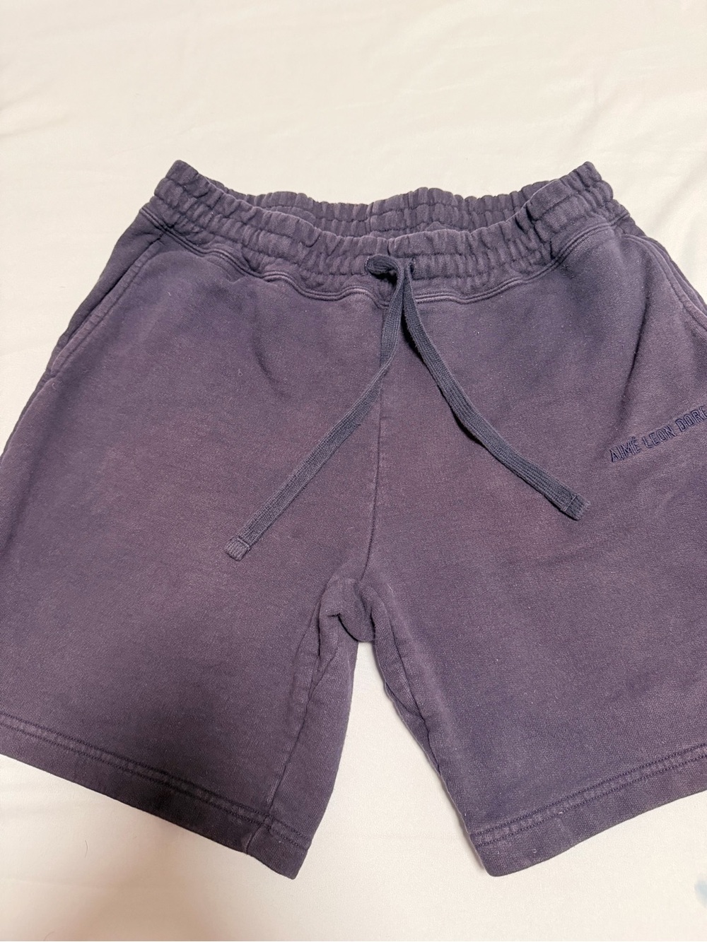 Aime Leon Dore Navy Sweat Shorts